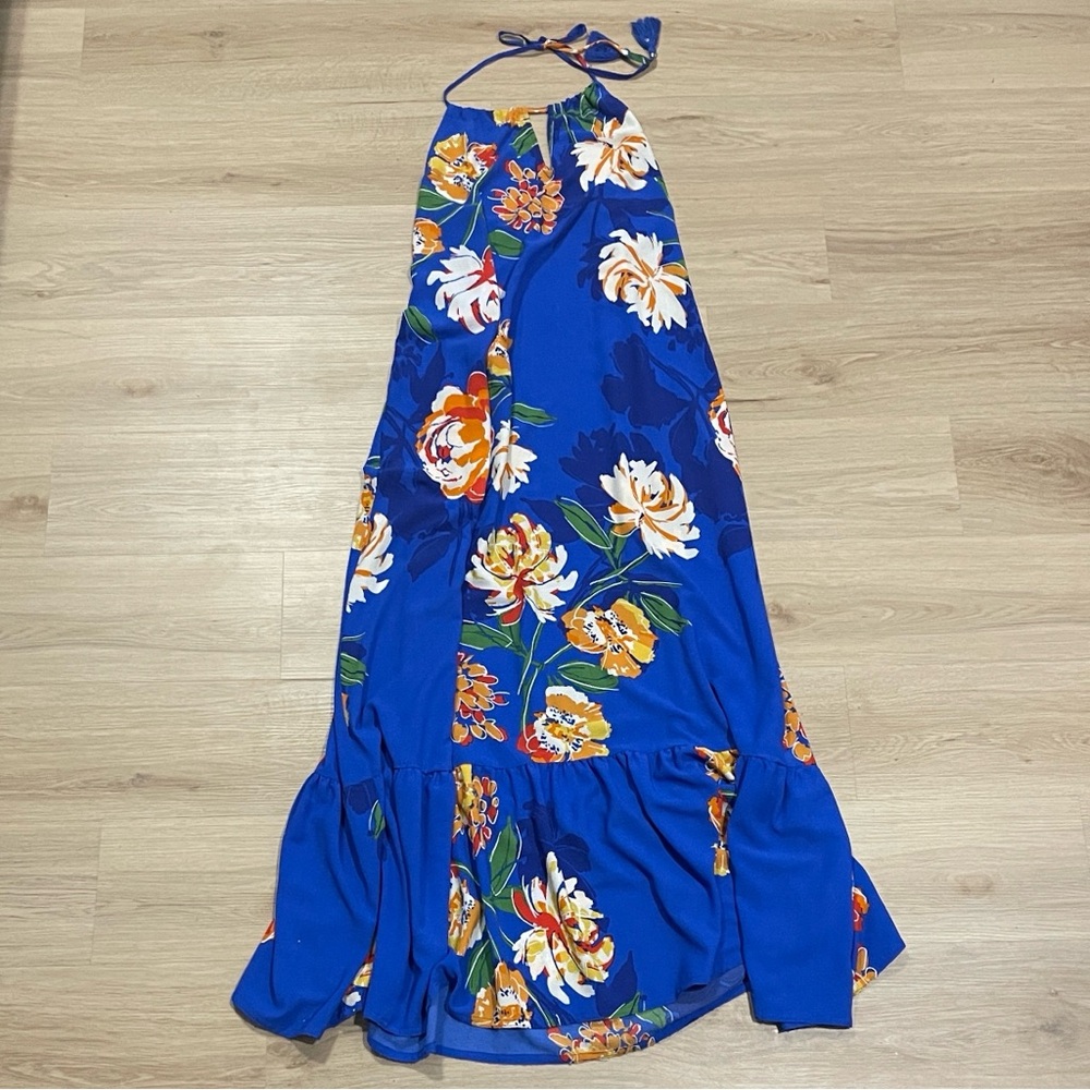 Altar'd State Blue Floral Maxi Dress